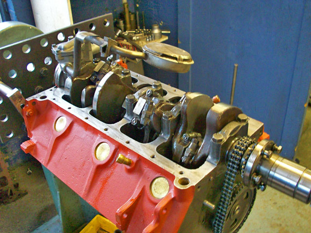 Chrysler M-80 Engine one of two fitted in a Riva speed boat undergoing a full overhaul.